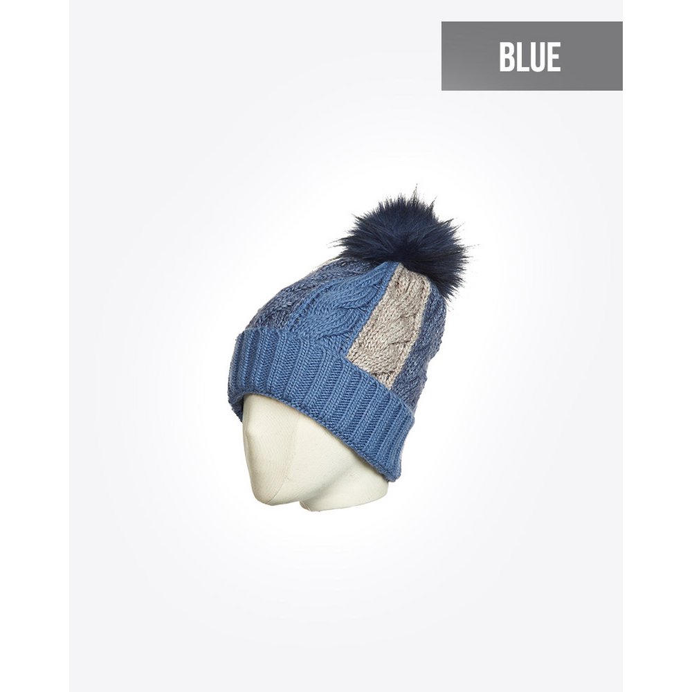 Bonnet Femme avec Pompon : HERCAN