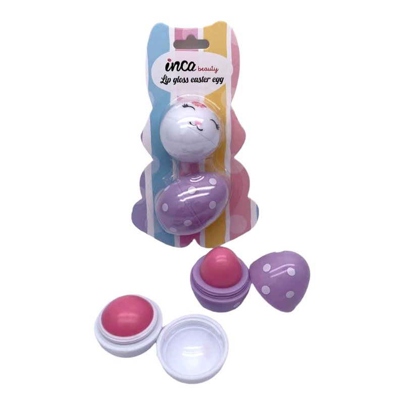 Lot de 2 gloss à lèvres dans une boîte Lapin de Pâques