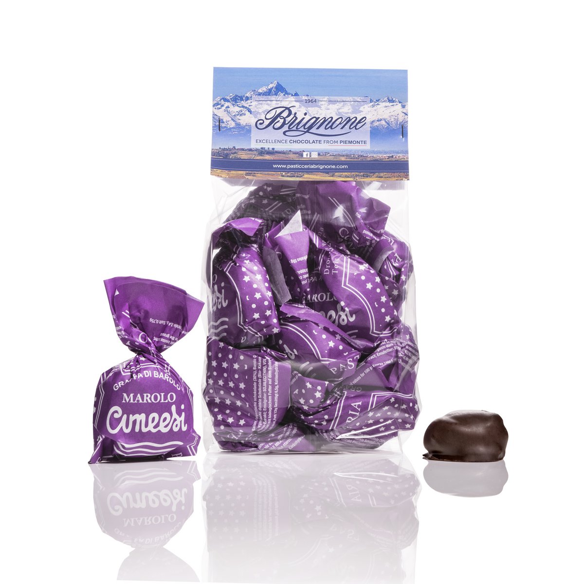 "Cuneesi" met Grappa Barolo - Medium tas