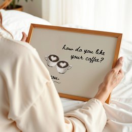 Kaffeeplakat, romantisches Kaffeeplakat, wie gefällt Ihnen Ihr Kaffee? Kaffee-Zitat-Poster, Kaffee-Ecke-Druck, Kaffee-Poster, Kaffeetasse-Wandkunst, trendige Küchen-Wandkunst