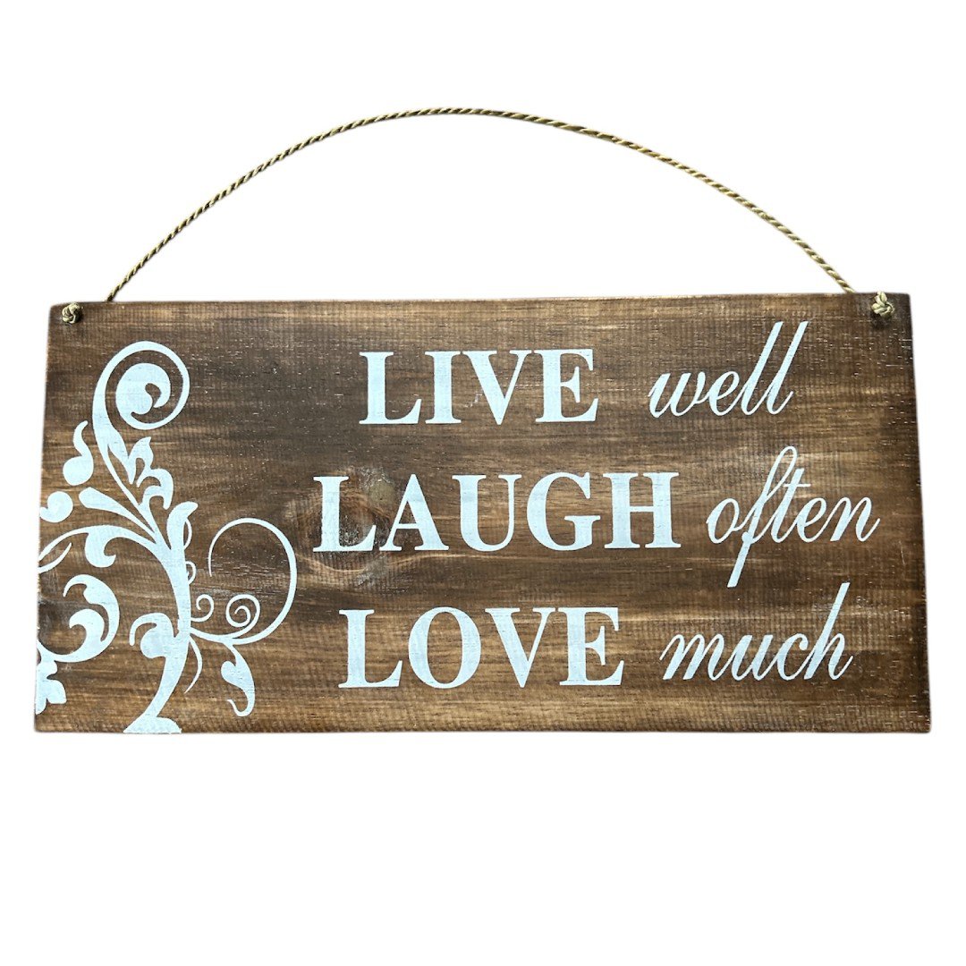 Décoration murale Live Laugh Love