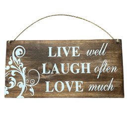 Vægdekoration Live Laugh Love