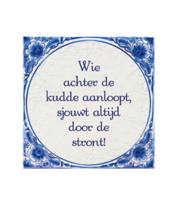 Delfter blauer Fliesen - Kudde