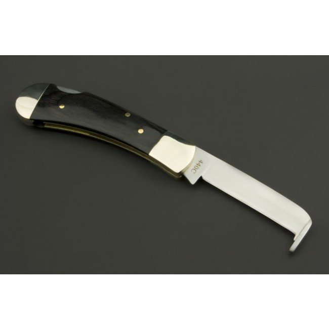 ED MAHONY Hufmesser, hoof knife, right gutter knife with secure back-lock, sharp scalpel sharpening