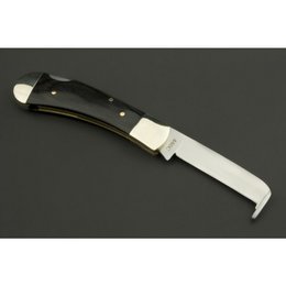 ED MAHONY hoof knife, hoof knife, right gutter knife with secure back-lock, sharp scalpel sharpening