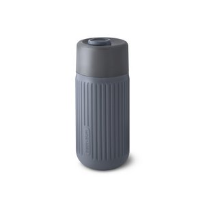 Schwarz+Blum Travel Cup Glas - Reise Tasse Glas - 0,34 ltr - Grau/