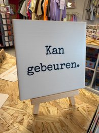 Tegeltje - Kan gebeuren.