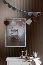 Guirlande de Lin "Automne" avec Feuilles