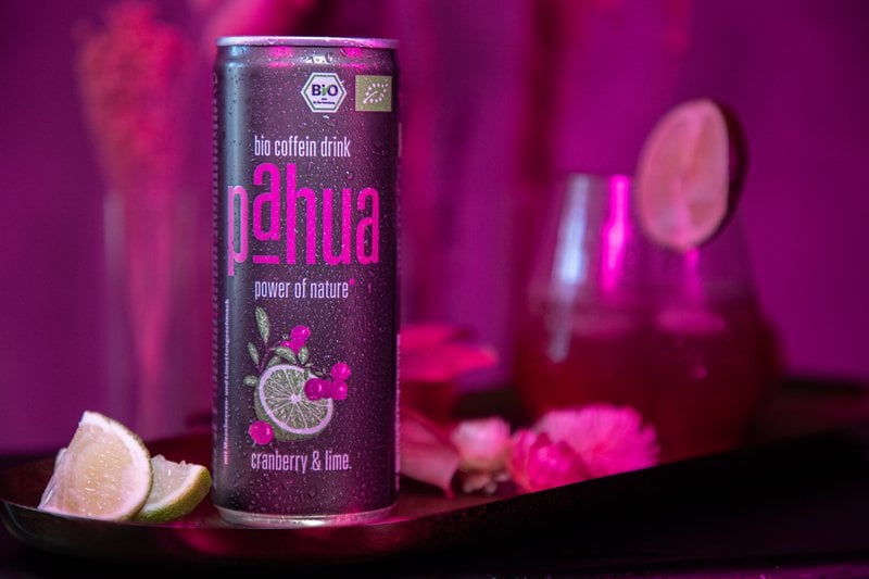 Bio Koffein Limonade Cranberry-Limette | Natürliche Energy-Drink-Alternative