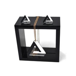 Zestaw Impossible Triangle – naszyjnik i kolczyki – DO wyczerpania zapasów