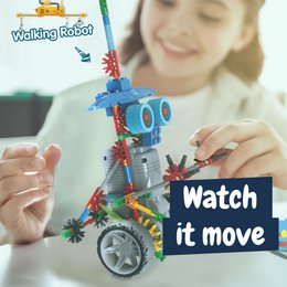 Science4you - Kit de construcción de robot Deltabot para niños de 8 a 14 años - Construya su propio robot con este kit de construcción, kit de robótica con 117 piezas, juguetes educativos para niños de 8 años, juguetes de tallo a partir de 8 años