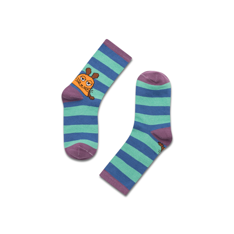 koaa – The Mouse “Stripes” – Socks blue/green