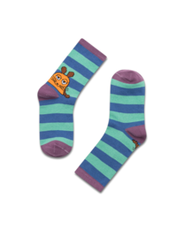 koaa – The Mouse “Stripes” – Socks blue/green
