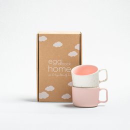 Breeze Party In/Out Stoneware Duo Set Mug 240ml Pink