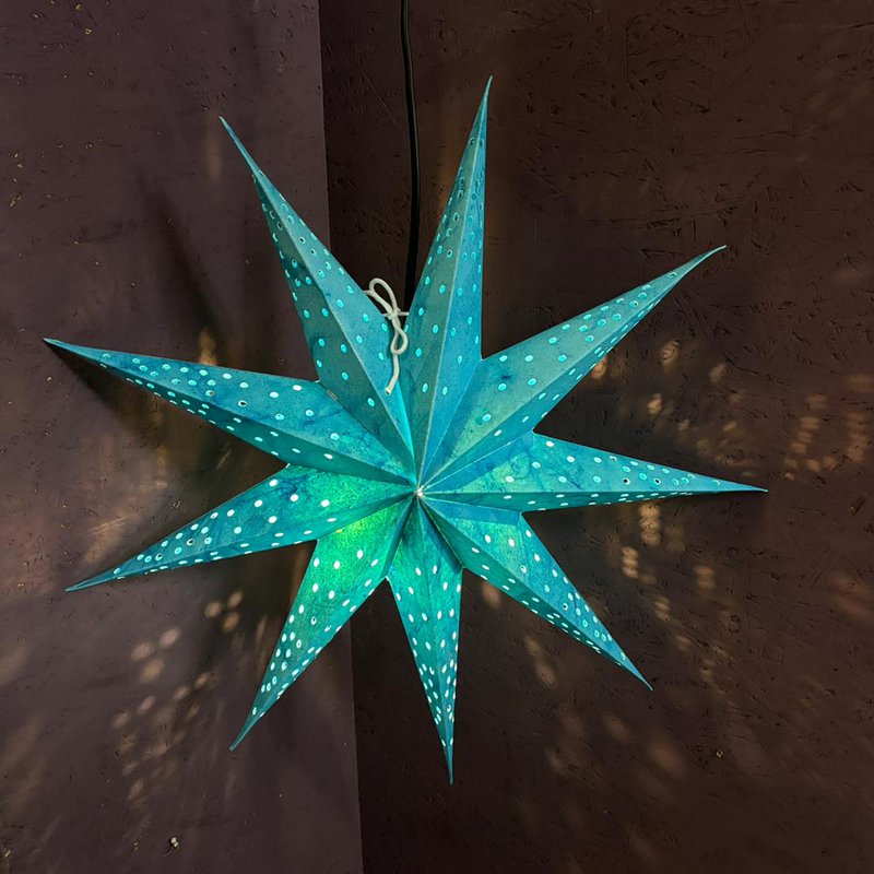 Paper star Zen mini turquoise