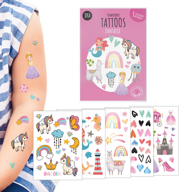 Children's tattoos - motif "Fantasy"