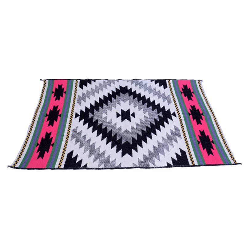Alfombra azteca hecha a mano Link Water Vintage