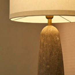 Isla Travertine Lamp