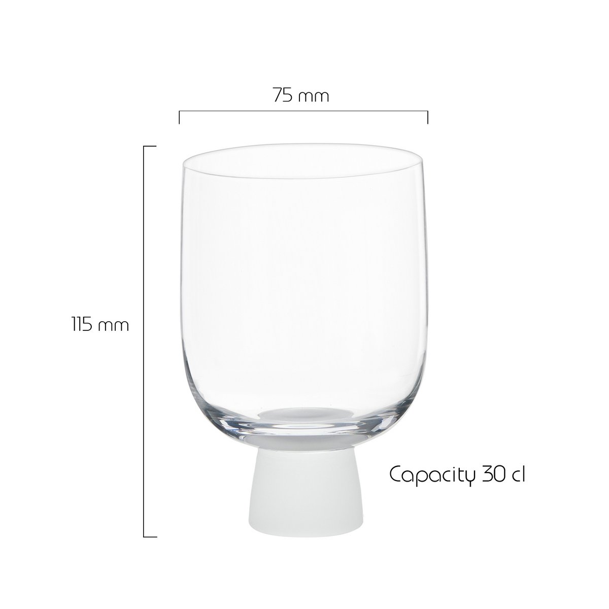 Set of 2 DOF Tumblers Frost - Oslo