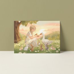 Postcard | Field of her dreams