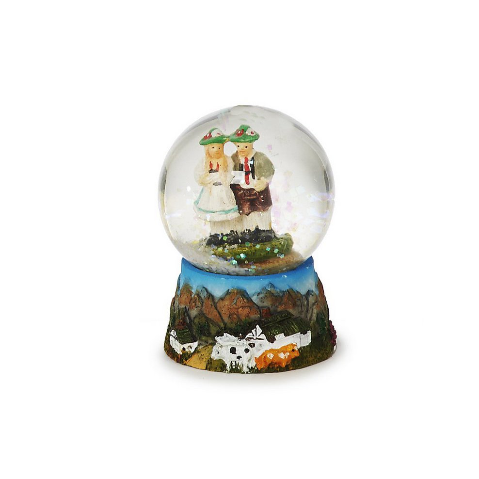 Glitter ball pair of Bavarians, Ø 4.5x7cm