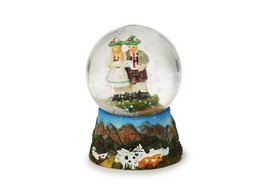 Paire de boules scintillantes de Bavarois, Ø 4,5x7cm