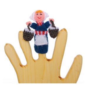 Milkmaid Finger Puppet