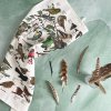 Organic tea towel - Garden birds
