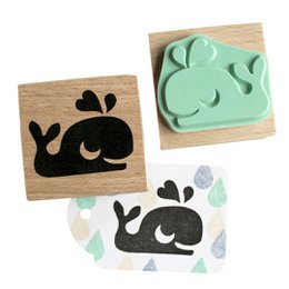 Leuke walvisstempel voor creatieve avonturen