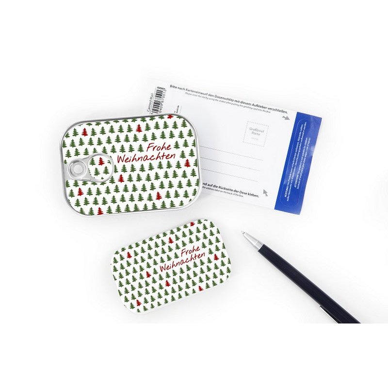 "Merry Christmas" ingeblikte post