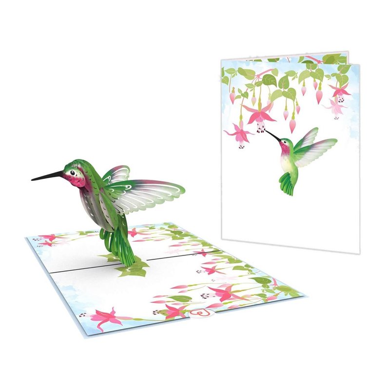 Hummingbird pop-up card
