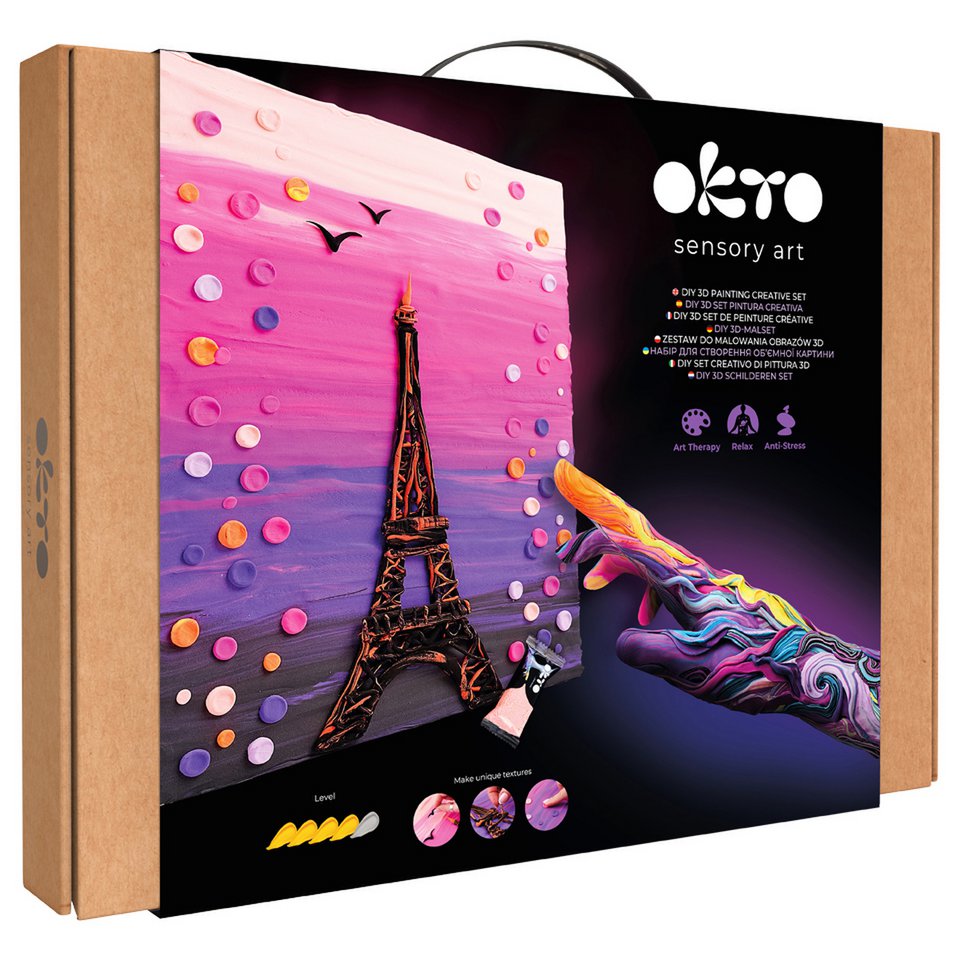 Okto Sensory Art 3D Painting - Travel - Paris