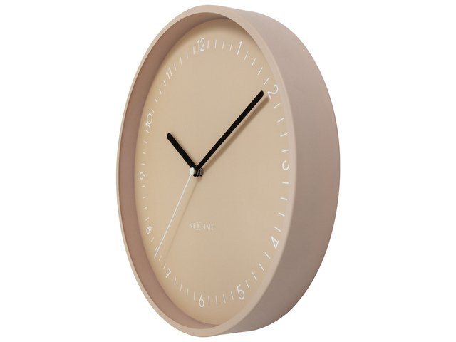 Zegar ścienny NeXtime Berlin 30 cm różowy