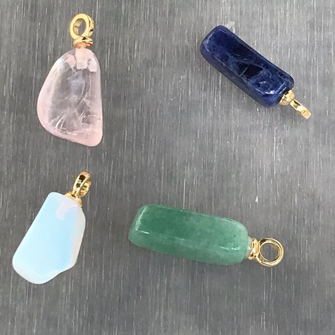 Trapezoid Gemstone Pendant