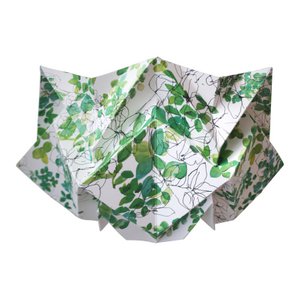 Origami Papier Wandleuchte - Frühlingsmuster