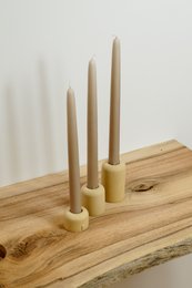 Beige Kerzenhalter