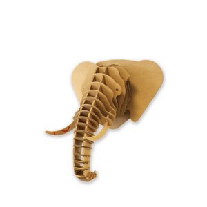 Cardboard Elephant Head