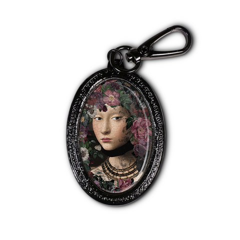 ZWARTE STARFIRE SLEUTELHANGER