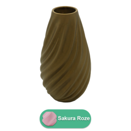 Lunaris 3D vaas - 3D geprinte vaas - Duurzaam PLA - Geschikt voor kunstbloemen