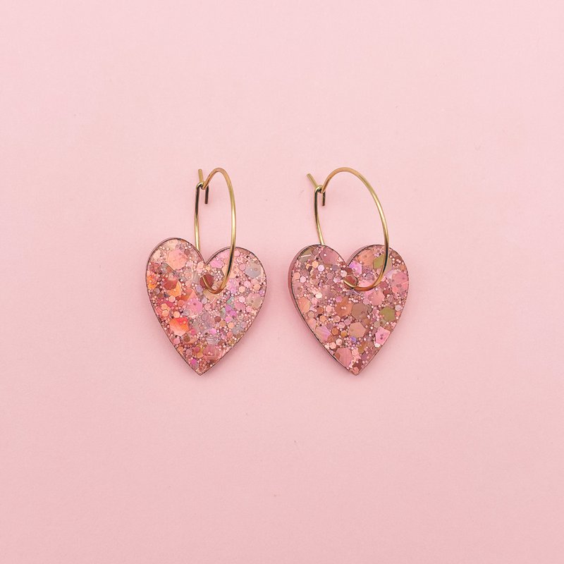Rose 1 charm seul (sans créole)