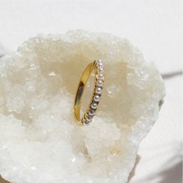 Africa - Vintage Pearl Ring in Gold