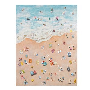 Bild Beach, mehrfarbig, Acryl auf Leinwand, 90x120 cm