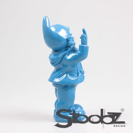 Stoobz Design Gnome F*ck You Blue | 16x12x32 cm