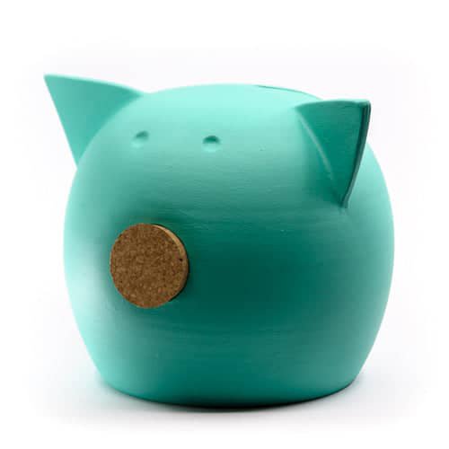 Handgefertigtes Tafel-Sparschwein aus Keramik – The Chalk Collection