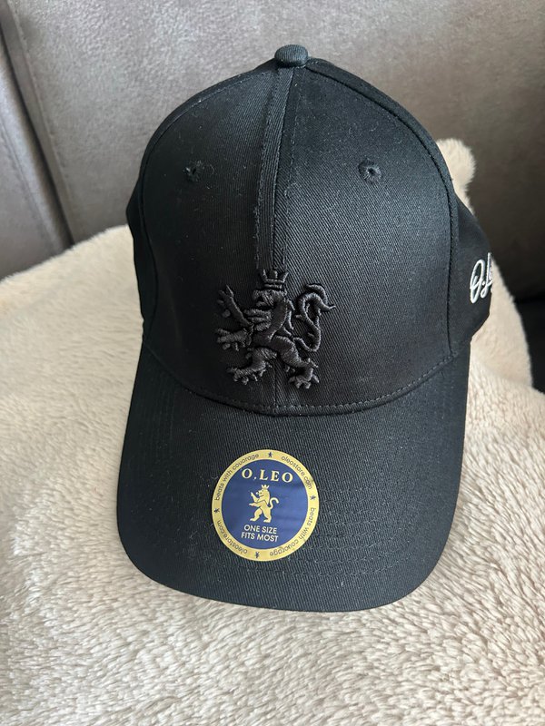 Gorra de béisbol O.Leo - Negro - León Negro - Unisex