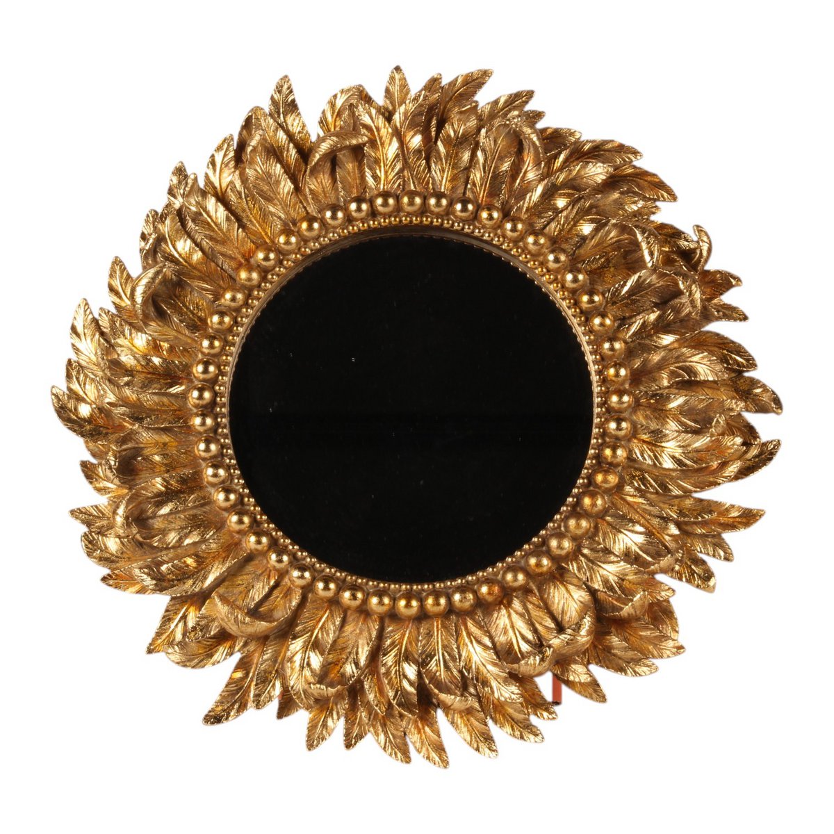 Leaves Mirror 39,5 cm - Gold - Resin