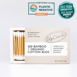200 Bamboo + Organic Cotton Buds
