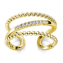 Irving Ring - Goud en kristal