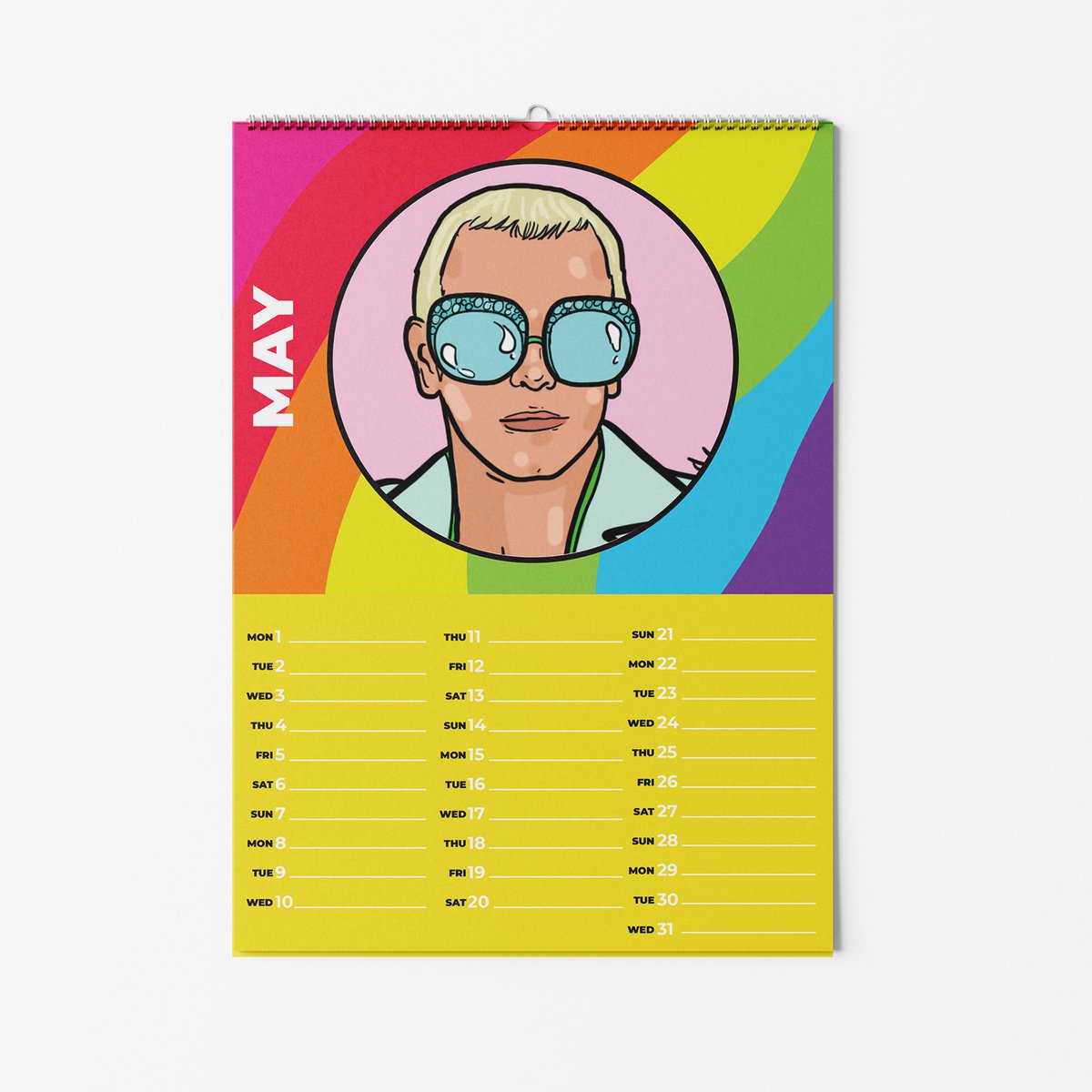 Kalendarz ikon queer 2023