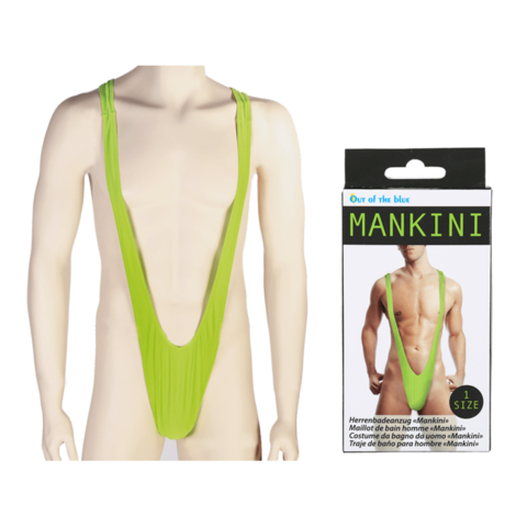 Pergle Vergnügen - OB011 - Mankini Green - Einen Größe passt die meisten an
